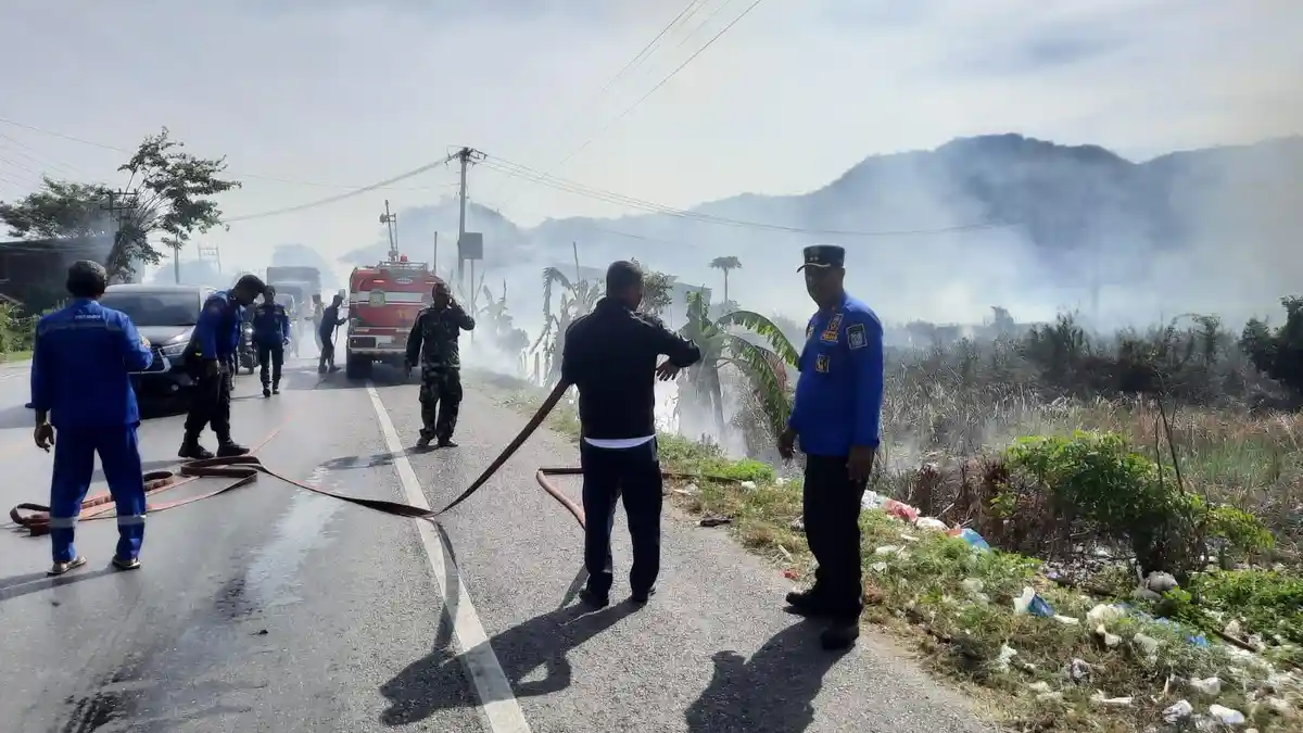 Dua Hektar Lahan Terbakar di Aceh Besar, Warga Diminta Waspada Karhutla Saat Cuaca Panas