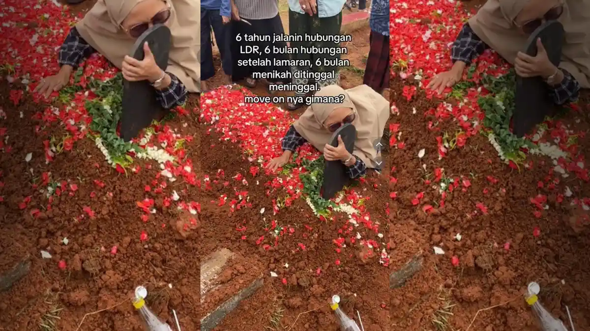 Setelah 6 Tahun LDR, Wanita Ini Sedih Suami Meninggal Setelah 6 Bulan Nikah