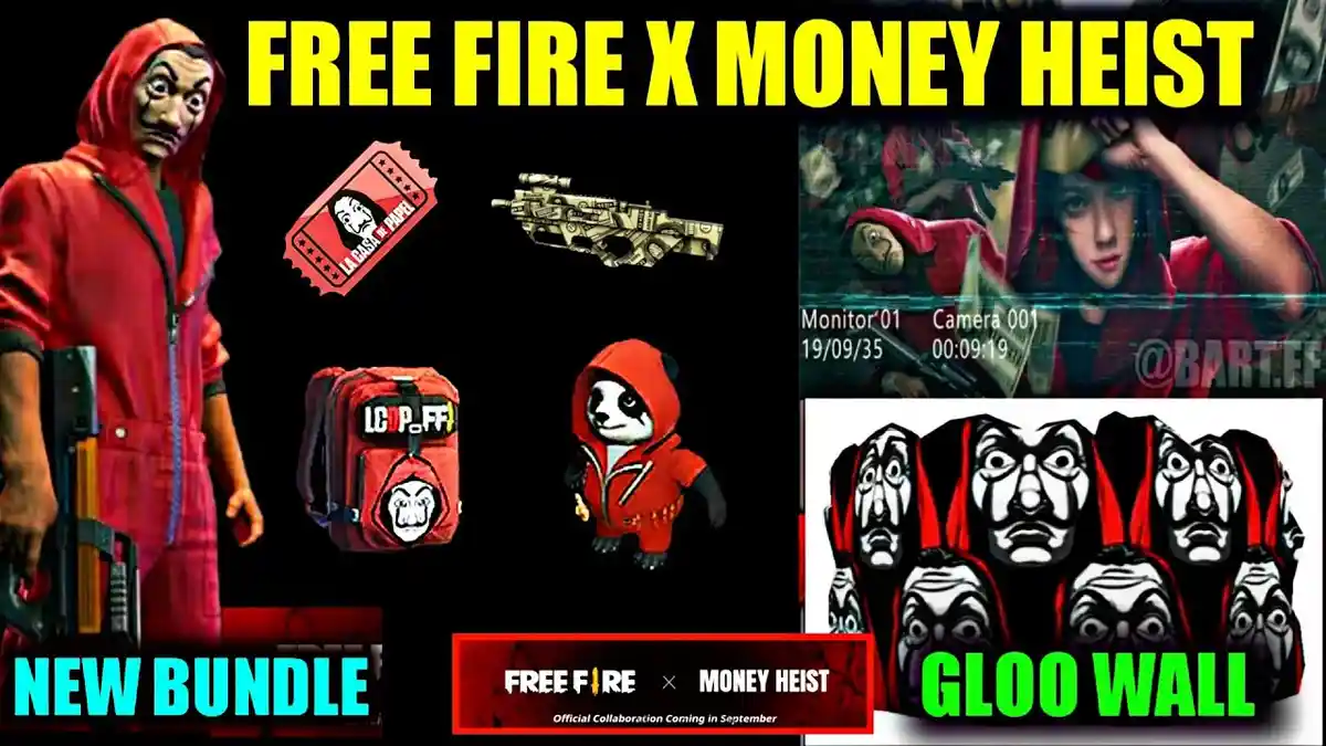 Rilis September 2020, Free Fire dan Netflix Hadirkan Mode Baru Bertajuk Money Heist