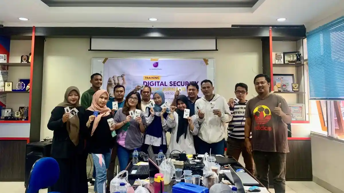 AJI Kota Pangkalpinang Gelar Training Digital Security Bagi Jurnalis di Bangka Belitung