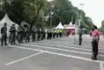 Pengamanan Gereja Katedral Jakarta