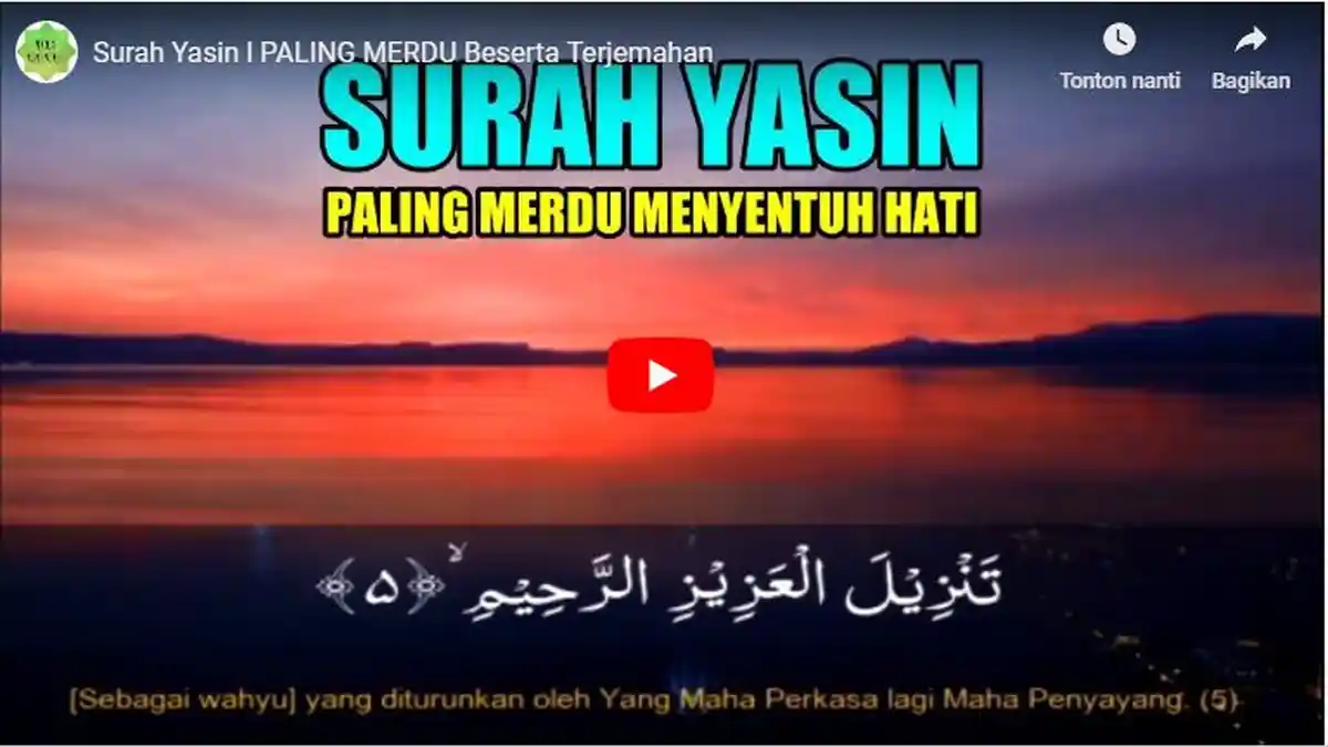 Surat Yasin Dilengkapi Terjemahan Download MP3, Keutamaan Membacanya Menurut Ustad Abdul Somad