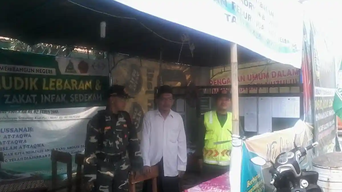 Banser Resmikan Posko Mudik di Area Makam Syekh Jumadil Kubro
