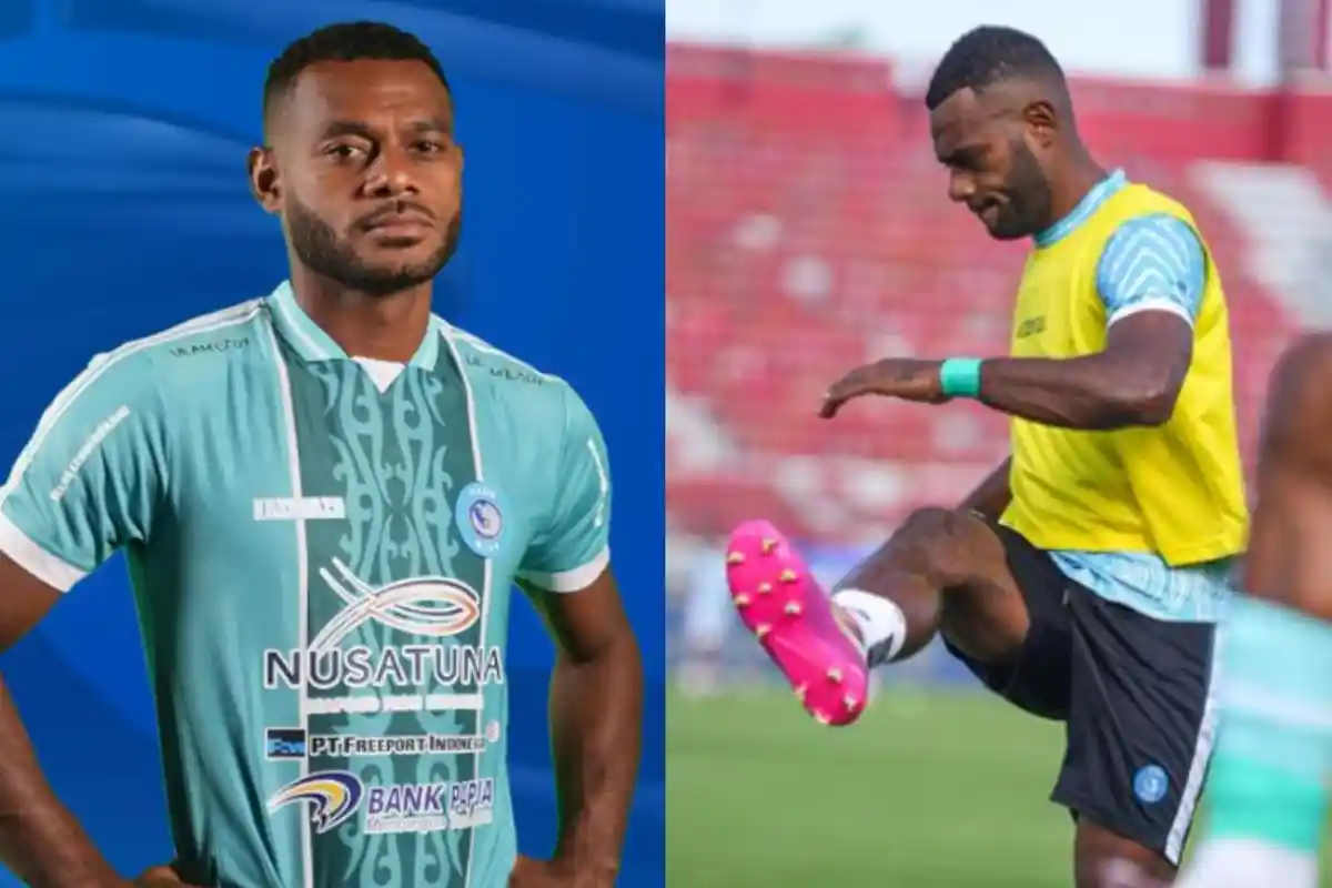 Profil Marckho Merauje: Full Bek PSBS Biak yang Diam-diam Menghanyutkan, Persik Kediri Waspada
