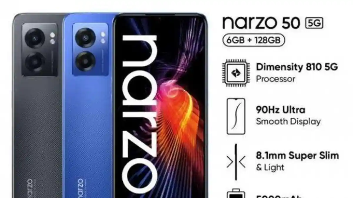 Spesifikasi Lengkap Realme Narzo 50 5G, Kini Dijual di Indonesia