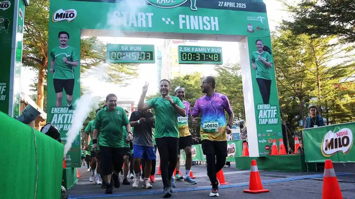 Nestlé MILO ACTIV Race 2025 Sukses Dimulai di Makassar, Ribuan Pelari ...