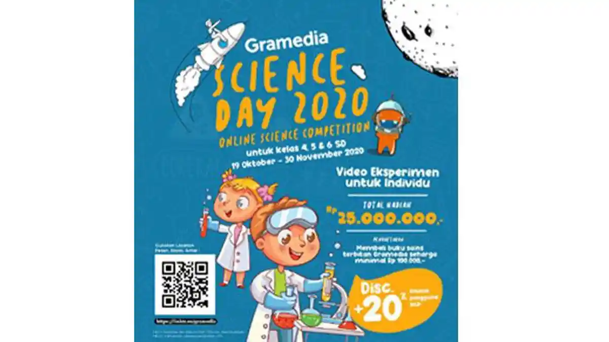 Gramedia Science Day 2020, Upaya Dorong Minat Anak-anak pada Sains