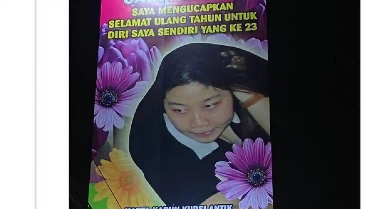 Ini Dia Sosok yang Pasang Baliho Ucapan Ulang Tahun di Simpang Denggung Sleman