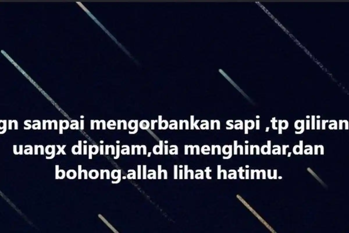 'Allah Melihat Hatimu!' Emak-emak Sindir Kelakuan Tetangga, Tak Mau Pinjami Uang Tapi Bisa Berkurban