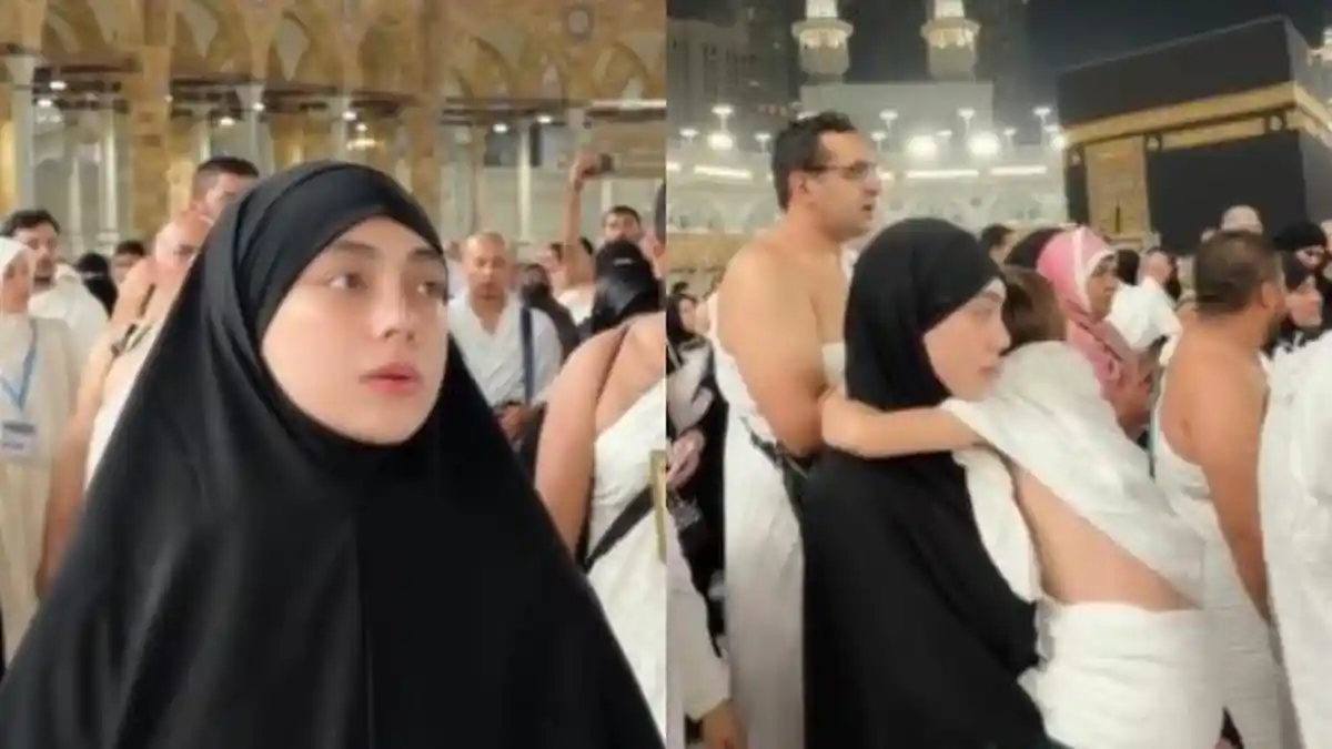 Momen Celine Evangelista Umrah Bersama Anak-anaknya, Gendong Si Bungsu: Mampukan Kami . .