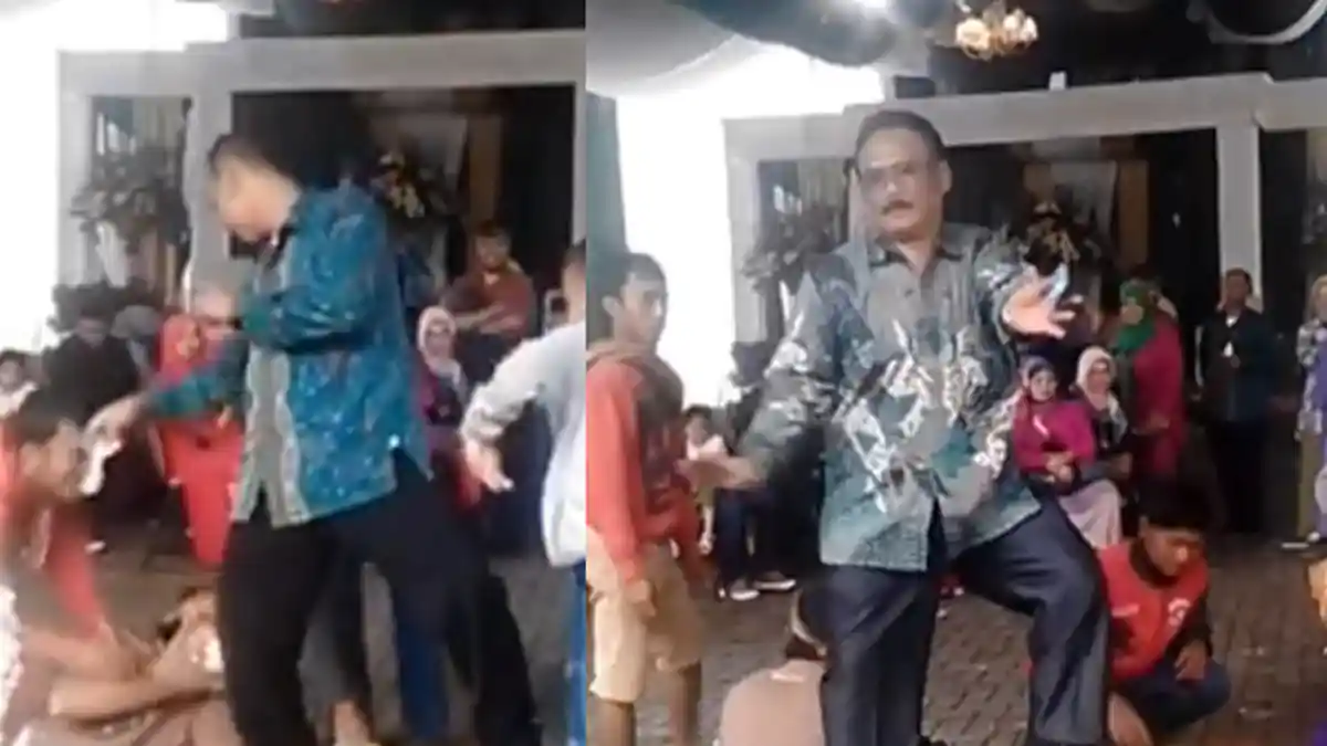 Joget Sambil Nyawer Uang Pecahan Rp 50 ribu, Apa yang Diinjak Pria Ini Bikin Netizen Berang