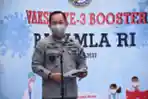Personel Mabes Bakamla RI Lakukan Vaksin Covid-19 Ke-3 Dosis Booster