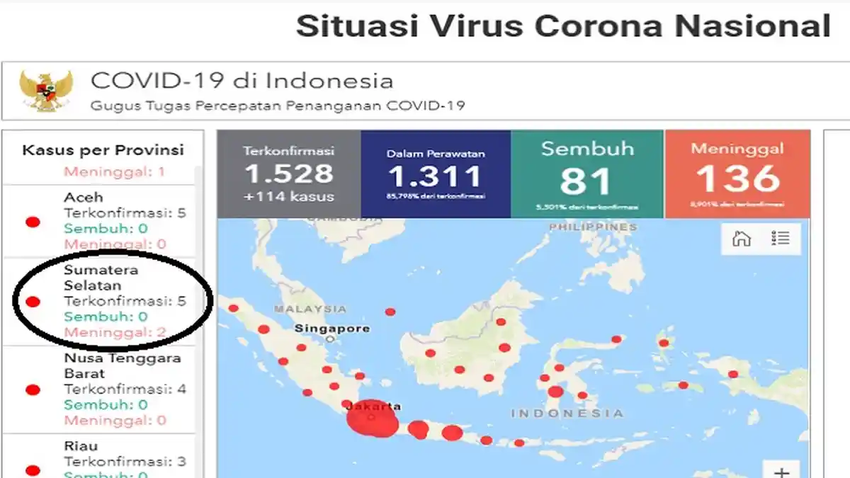 Satu Tenaga Medis Terinfeksi Corona Dari Pasien Asal Prabumulih, OKI Konfirmasi 1 Kasus Covid-19