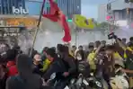 Asap Putih Selimuti Bundaran HI, Demo Mahasiswa Ricuh