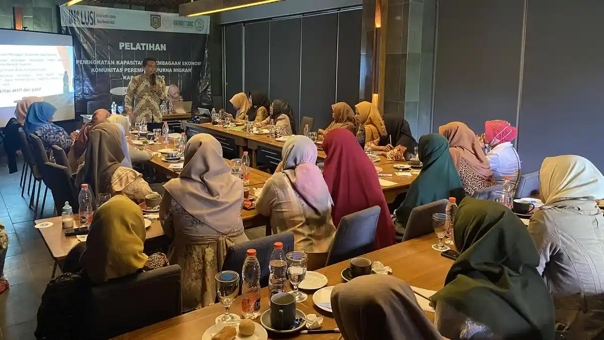 Komunitas Perempuan Purna Migran Wonosobo Ikut Pelatihan Pengembangan Usaha