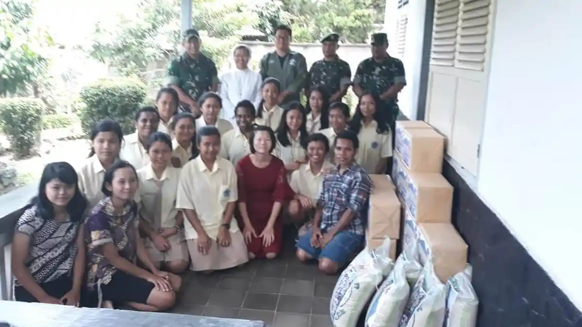Kodim 0424-HDCI Jakbar Gelar Baksos di Panti Asuhan Pringsewu
