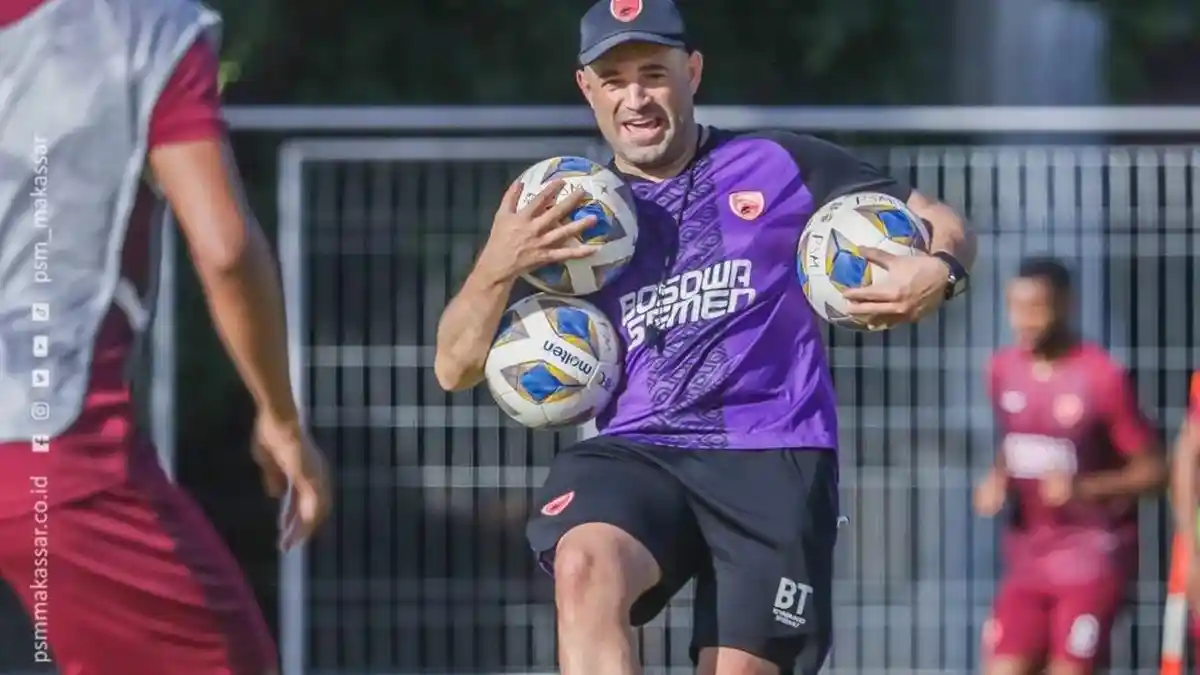 Pelatih PSM Bernardo Tavares: Pertandingan PSM vs Persik Sengaja Dibuat Imbang
