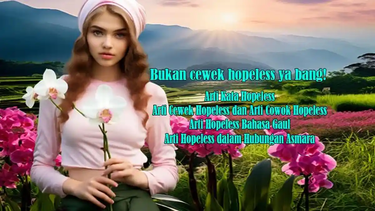 Arti Kata Hopeless dan Arti Cewek dan Cowok Hopeless serta Arti ...