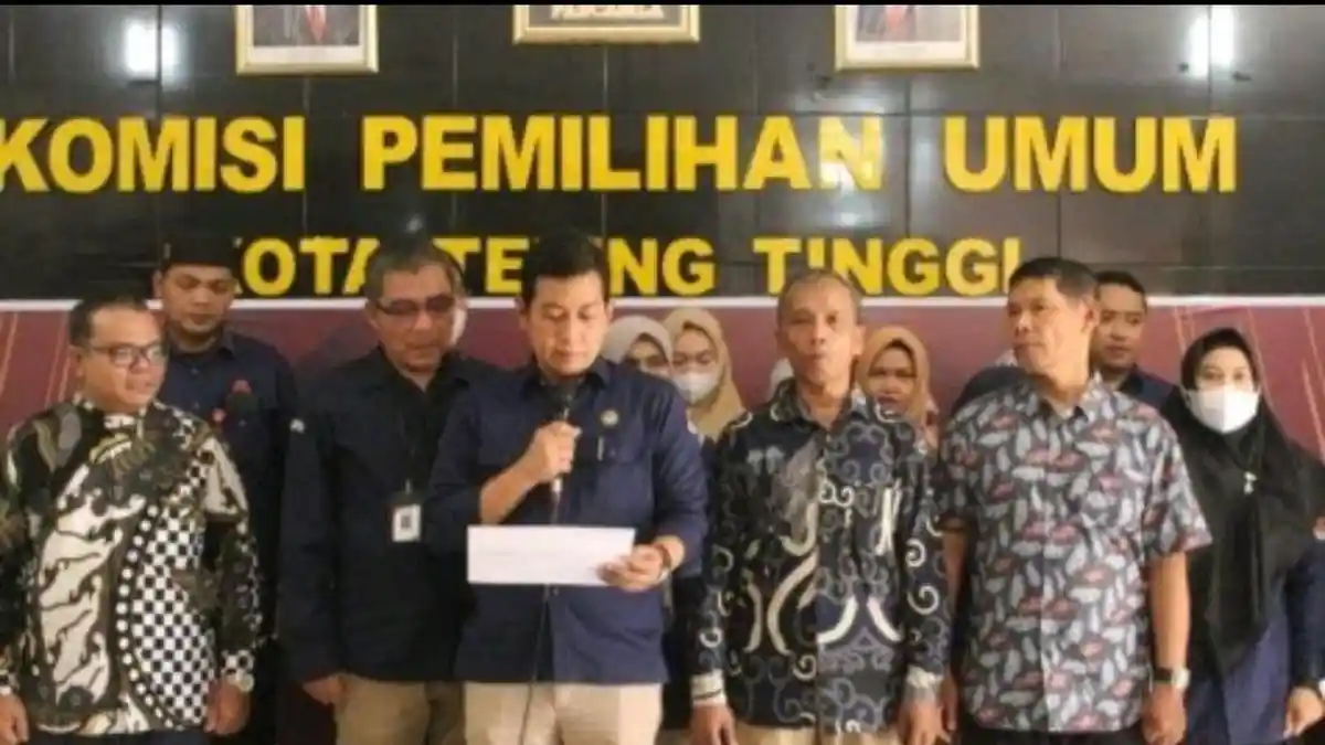 KPU Tebingtinggi Pastikan Perbaikan Dokumen Bacaleg 17 Parpol Dinyatakan Lengkap
