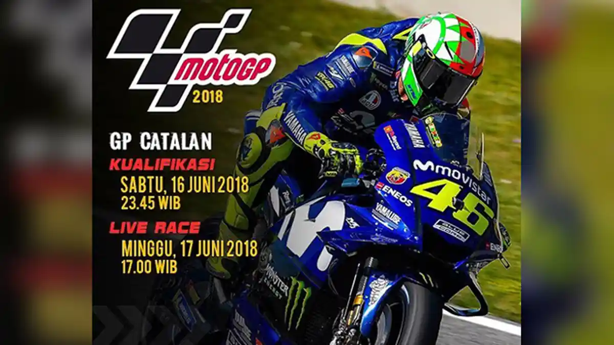Live Streaming MotoGP Catalunya di Trans 7 - Siaran Langsung Balapan Malam Ini 17.00 WIB