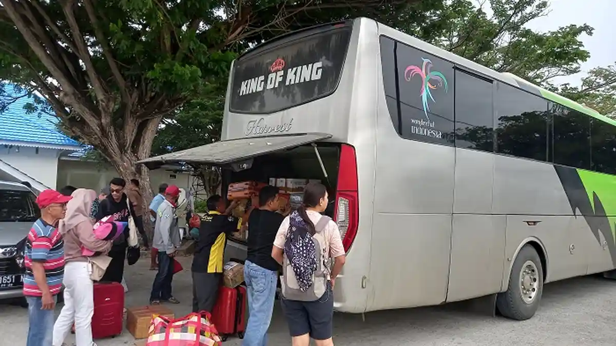 TRIBUN WIKI: Tarif Bus Rute Palu-Manado, Makassar, Mamuju, dan Gorontalo