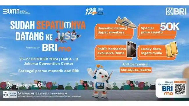 Wajib Merapat dan Borong Bagi Kamu Sneakerhead di USS 2024 Presented by BRImo di JCC!