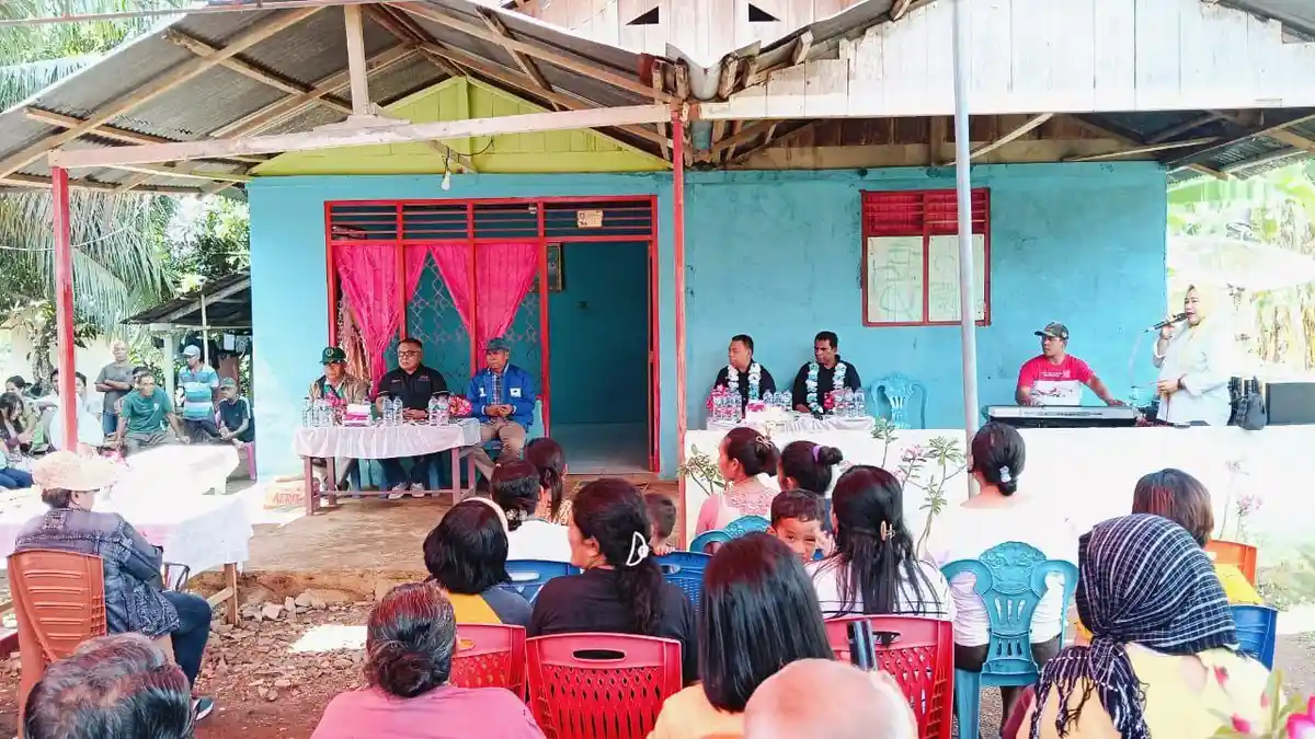 Kampanye di Zona 3, Piet - Kasman Paparkan Visi Misi Bangun Halmahera Utara Maluku Utara