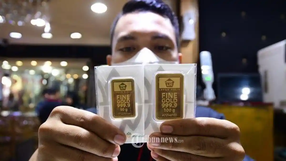 Harga Emas Antam Turun Rp11.000 Hari Ini, Terpantau per Gram Rp1.343.000