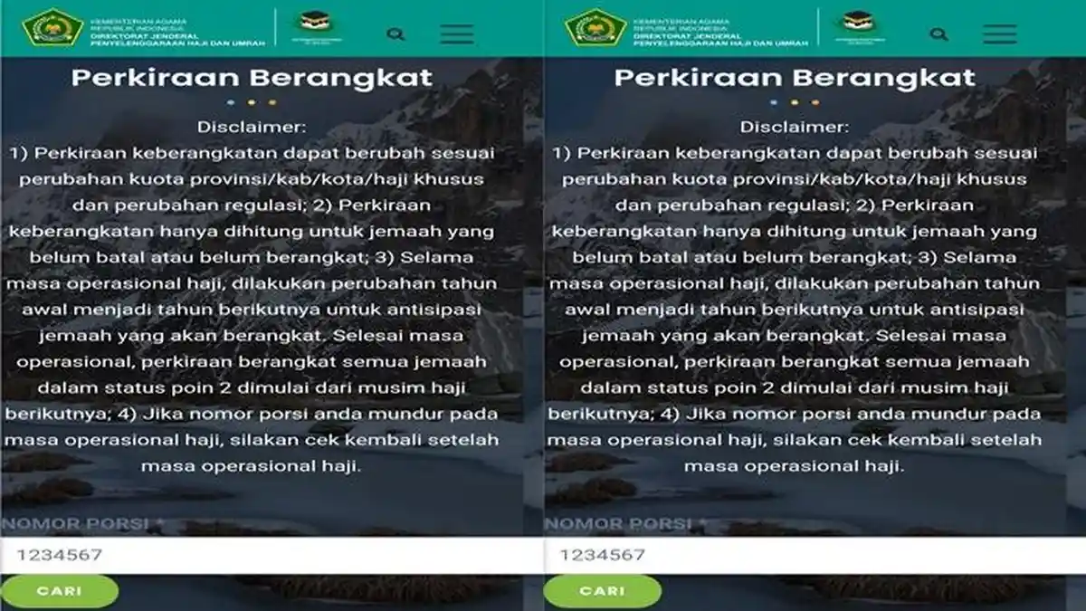 Cara Cek Keberangkatan Haji Online dengan Nomor Porsi, Simak Langkahnya