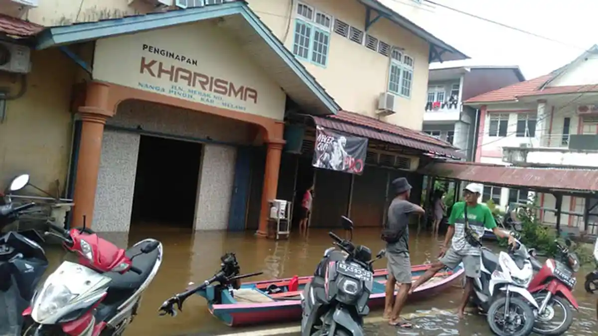 Dua Kecamatan dan 6 Desa Terdampak Banjir di Kabupaten Melawi