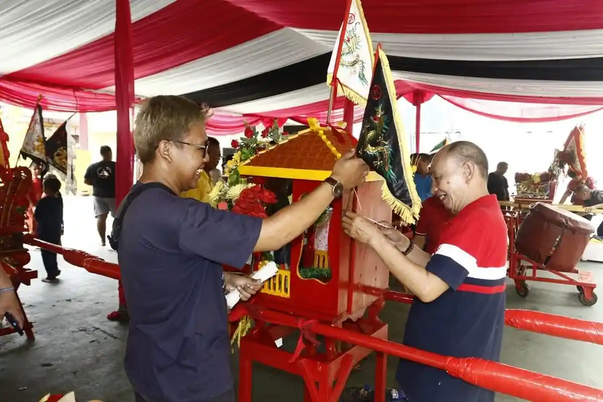 Ada 22 Tandu Dewa yang Diarak di Perayaan Cap Go Meh di Glodok Jakarta Barat Hari ini