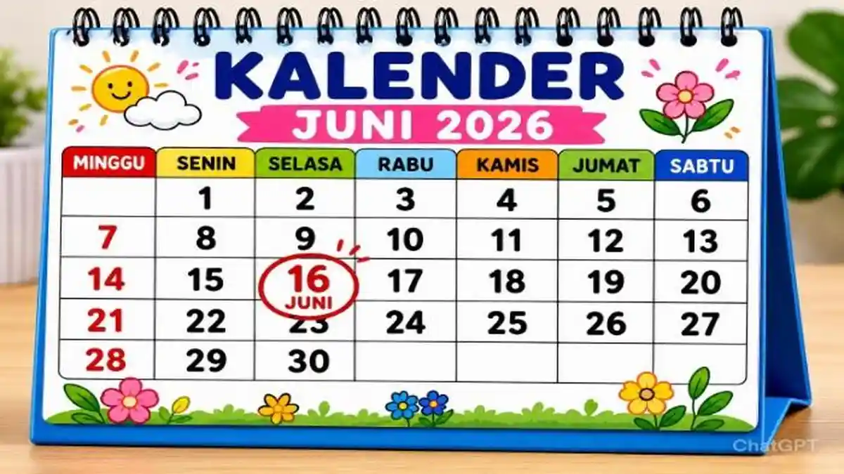 Selasa 16 Juni 2026 Tanggal Merah, Apakah Senin 15 Juni Cuti Bersama?