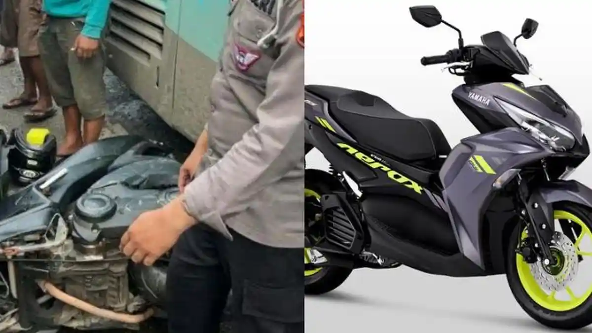 Bripda Novandro Rela Korbankan Aerox Seharga Rp 31 Juta Demi Ganjal Bus ...