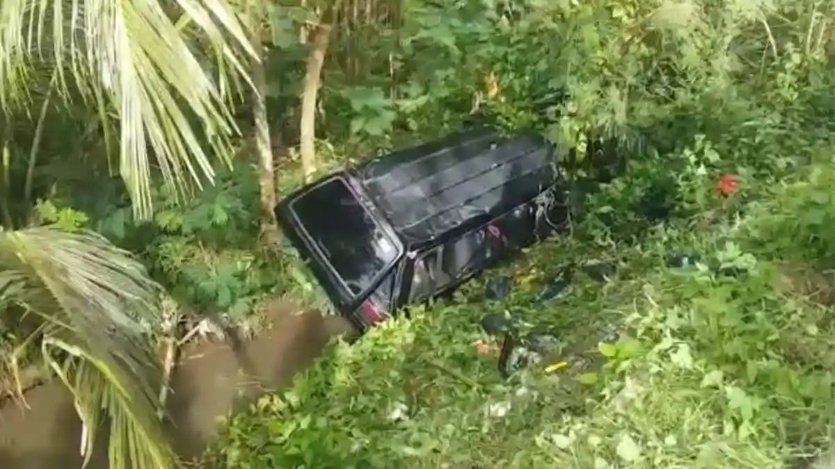 Minibus Berisi Satu Keluarga Terjun ke Jurang saat Hendak Hadiri Pesta Pernikahan di Cianjur
