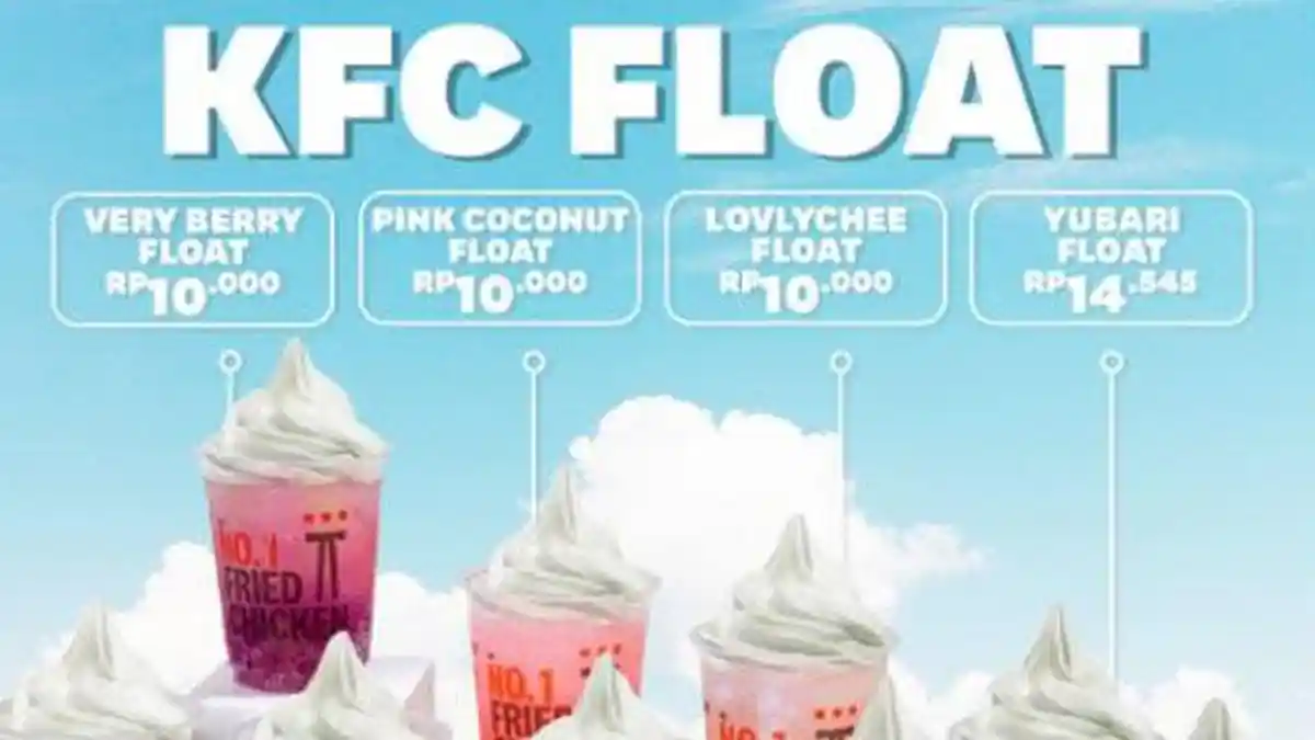 3 Promo KFC Hari Ini 12 Maret 2023, KFC Float Mulai Rp10 Ribu