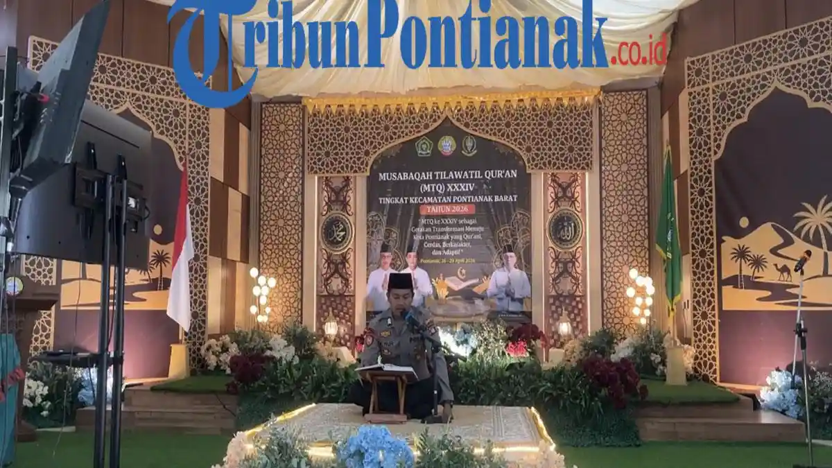 Brigadir Muhammad Nur, Lantunkan Ayat Suci di MTQ Pontianak Barat