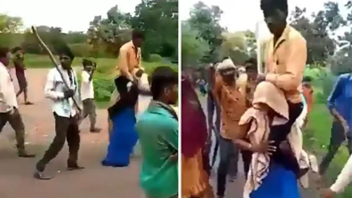 NASIB Pilu Istri Dituduh Selingkuh, Diarak Keliling Kampung Sambil Memundak Suami dan Digebuki Warga