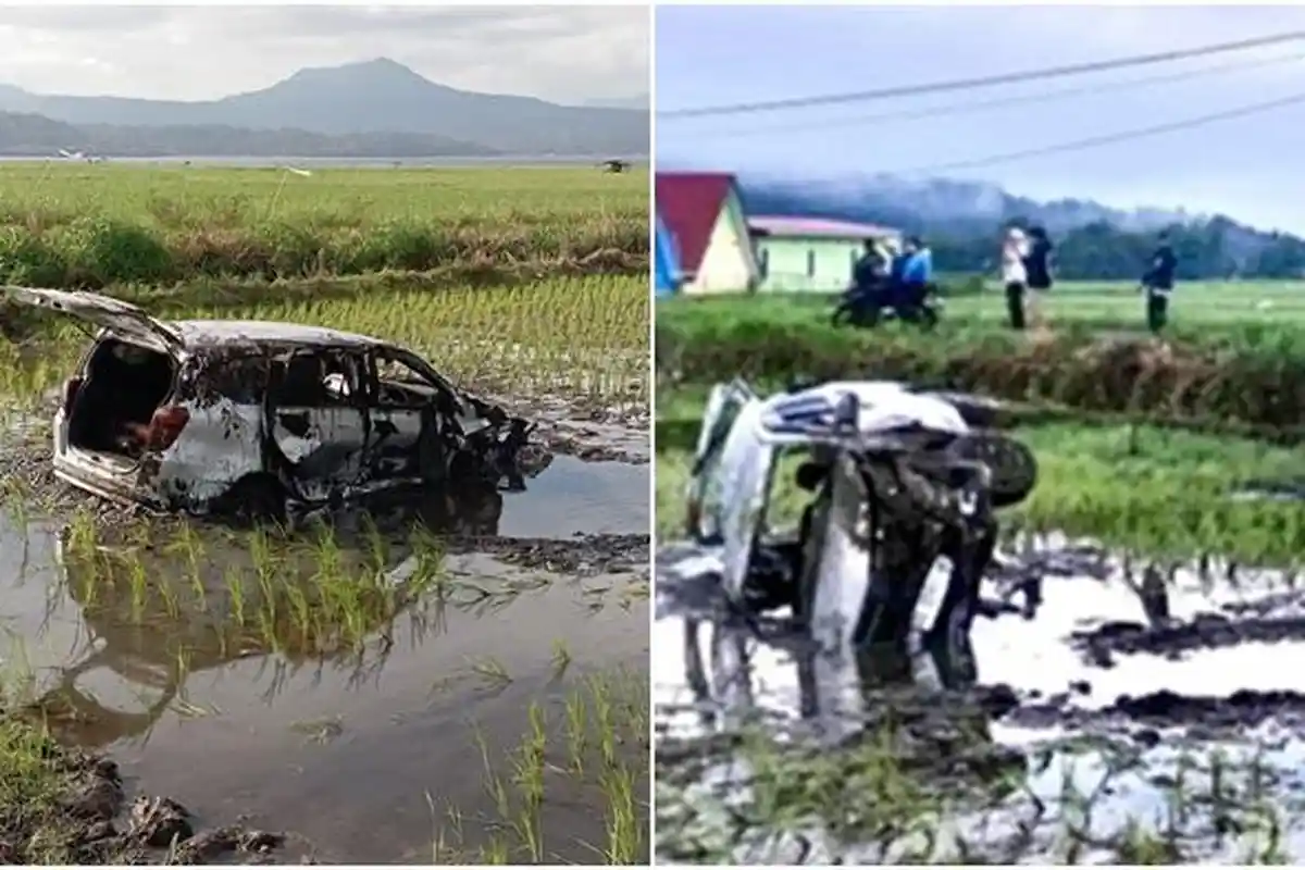 Identitas Korban Tewas Kecelakaan Maut di Minahasa Sulut, Hendak Hindari Mobil Lalu Oleng ke Sawah
