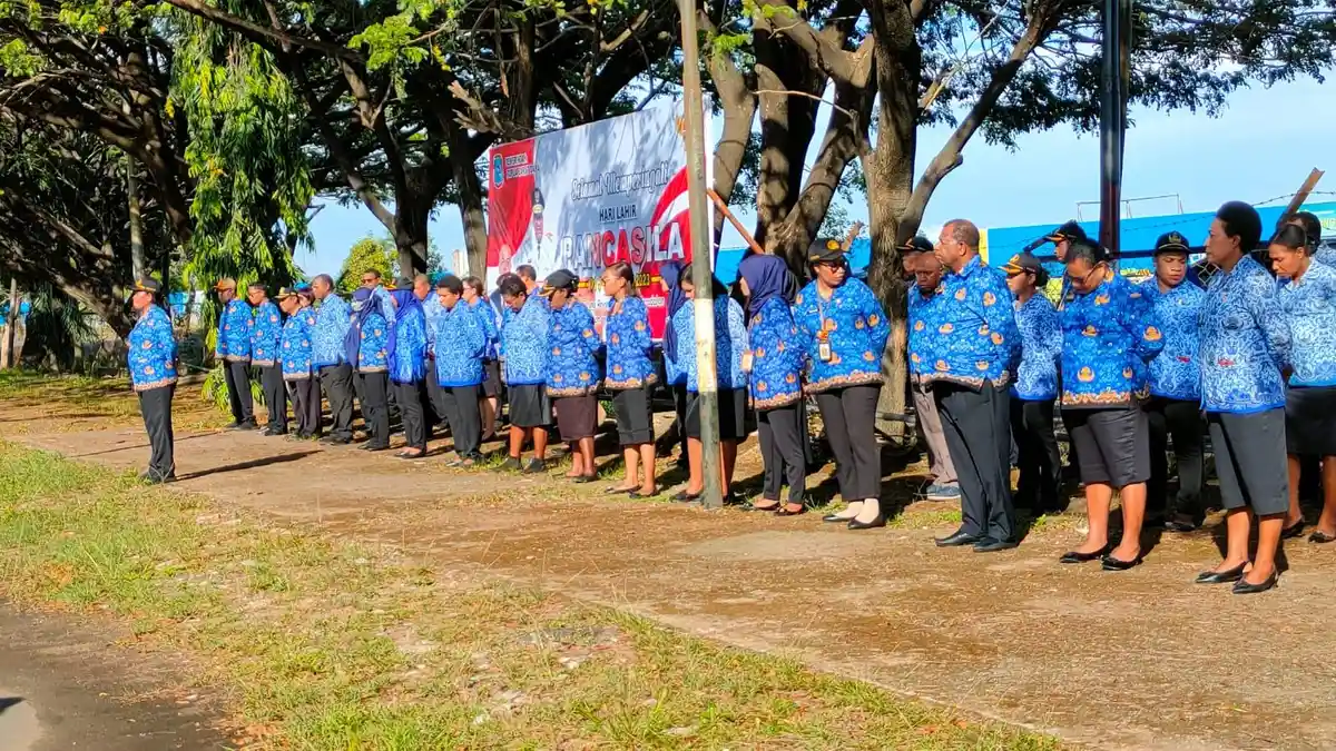 ASN Minim Ikut Upacara Hari Lahir Pancasila, Sekda Edison Beri Teguran