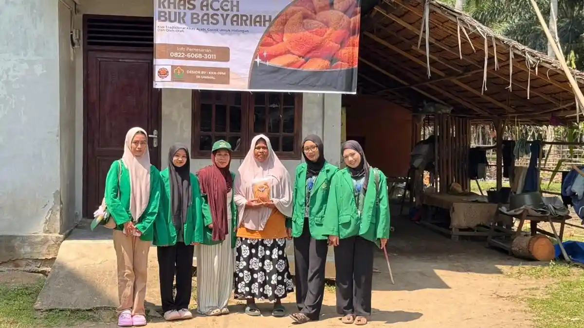 Mahasiswa KKN Unimal Dorong Pengembangan UMKM Keukarah di Kuala Lhokseumawe