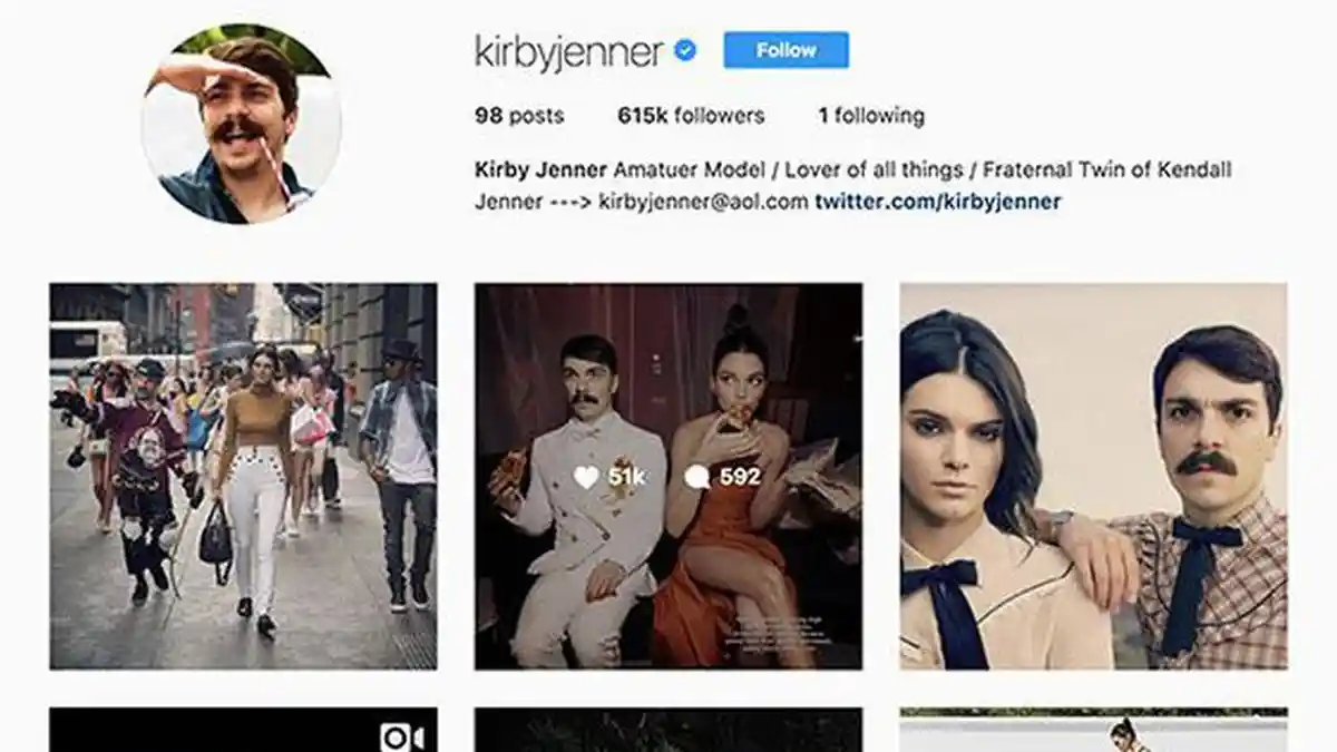 Berkat Photoshop, Pria Ini Jadi Akrab dengan Artis Hollywood Kendall Jenner