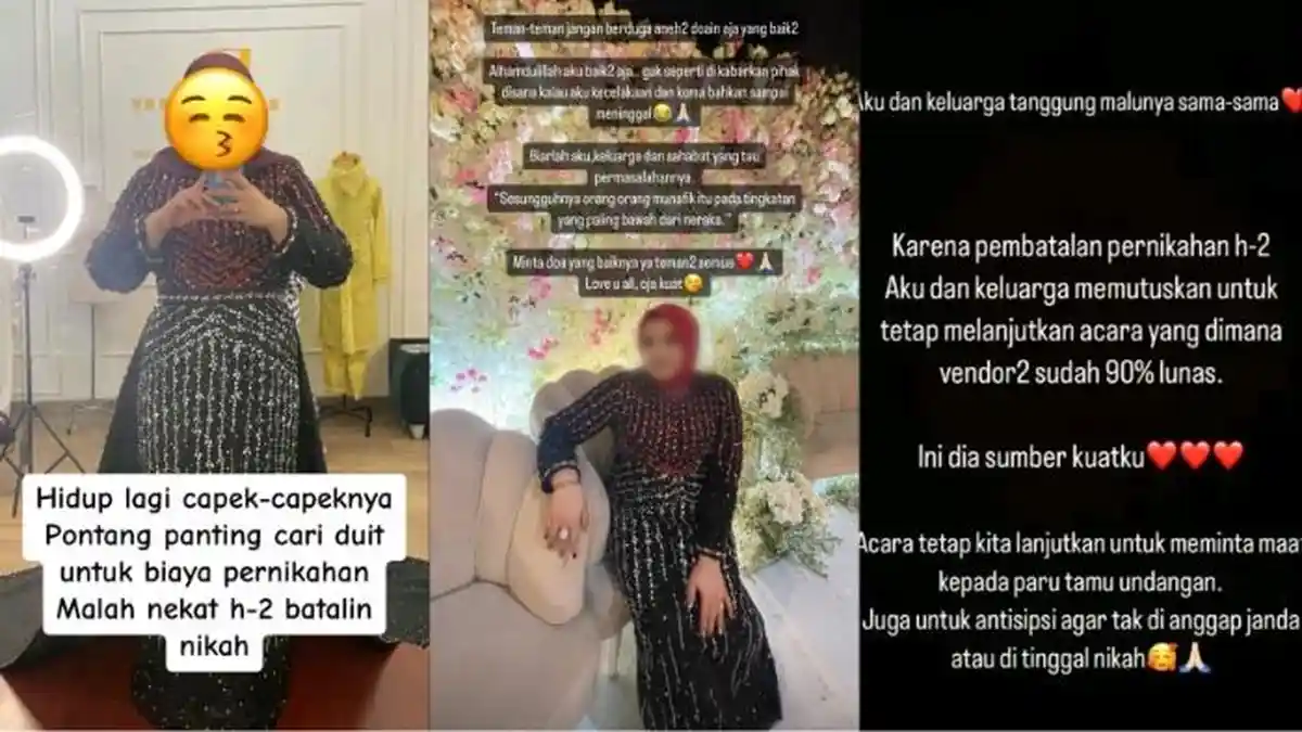 Wanita Medan ini Batalkan Pernikahan pada H-2, Tetap Lanjutkan Acara Tanpa Pengantin Pria