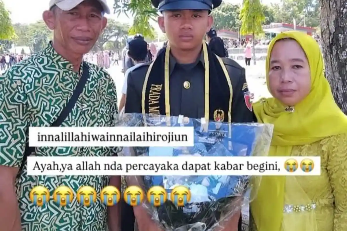 Sebelum Ditemukan Meninggal di Karanamu Mamuju Tamrin Sempat Lihat Anaknya Dilantik Jadi Anggota TNI