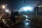 Bentrokan Massa Aksi 22 Mei Dengan Polisi