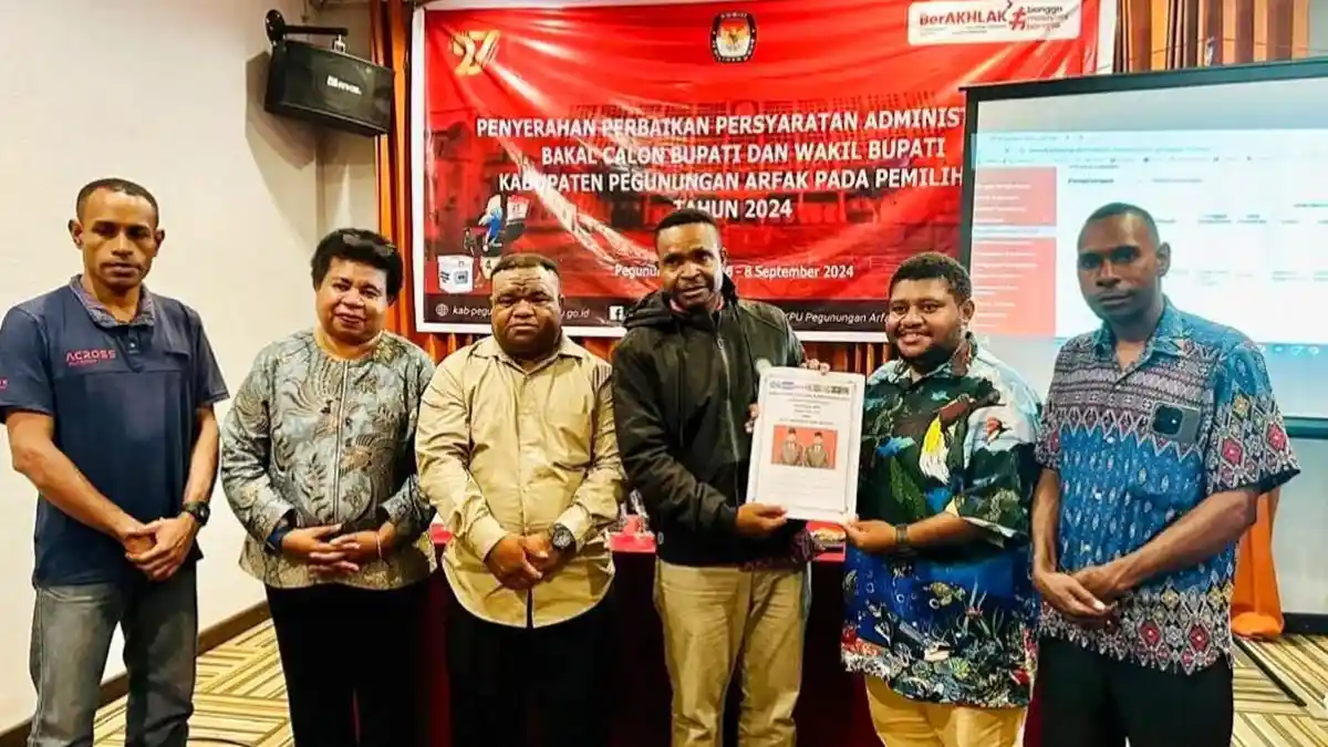 KPU Pegaf: Persyaratan Administrasi DOMAN Lengkap