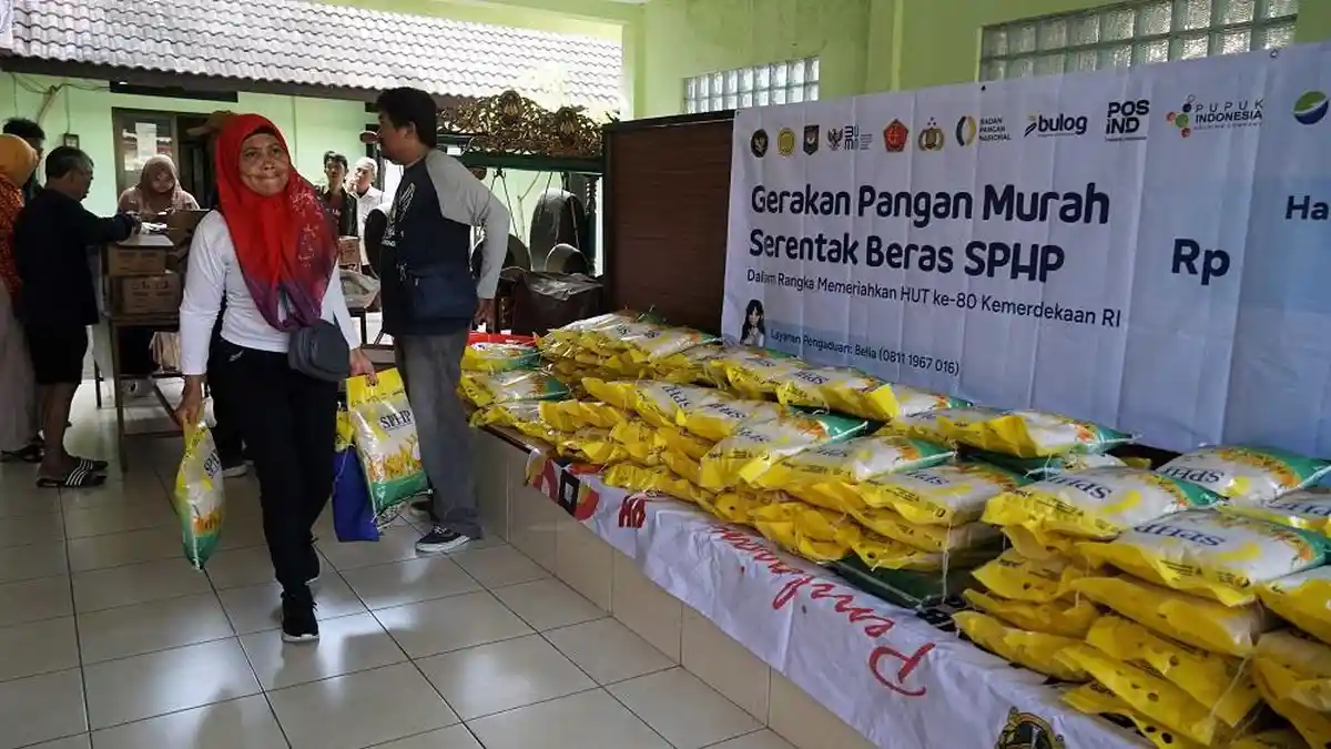 Gerakan Pangan Murah Jogja, Selisih Harga Beras SPHP Bulog dengan Pasaran Rp500 