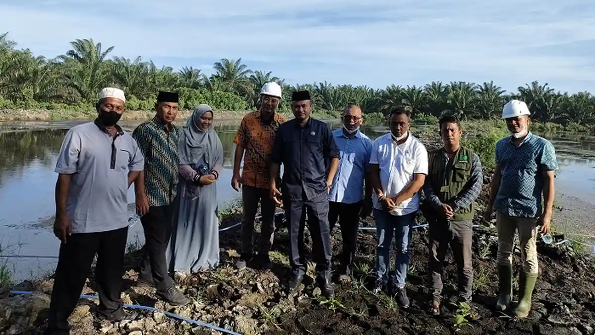 Tim DPRK Sidak ke PMKS PT SPS, Sampel Air Limbah Dikirim ke Labor