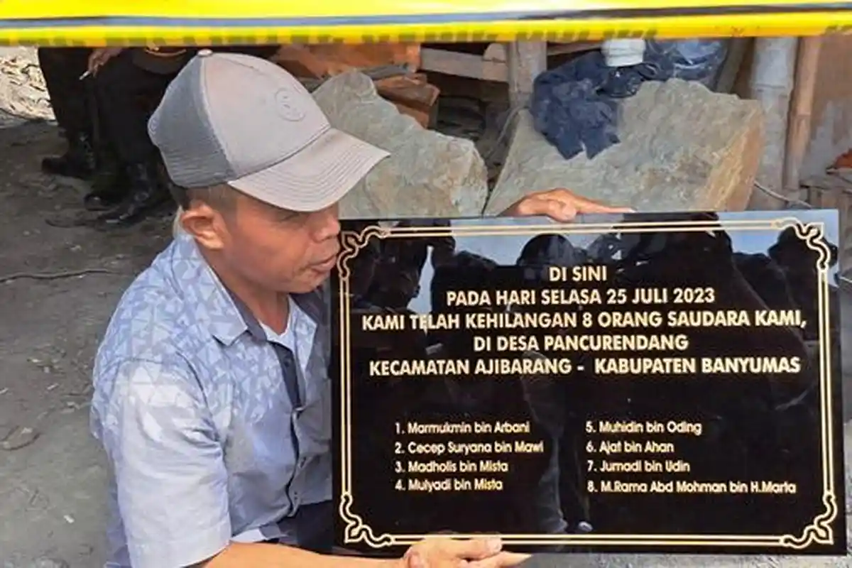 Pencarian Penambang Terjebak di Banyumas Dihentikan, Ini Identitas 8 Orang yang Dinyatakan Hilang