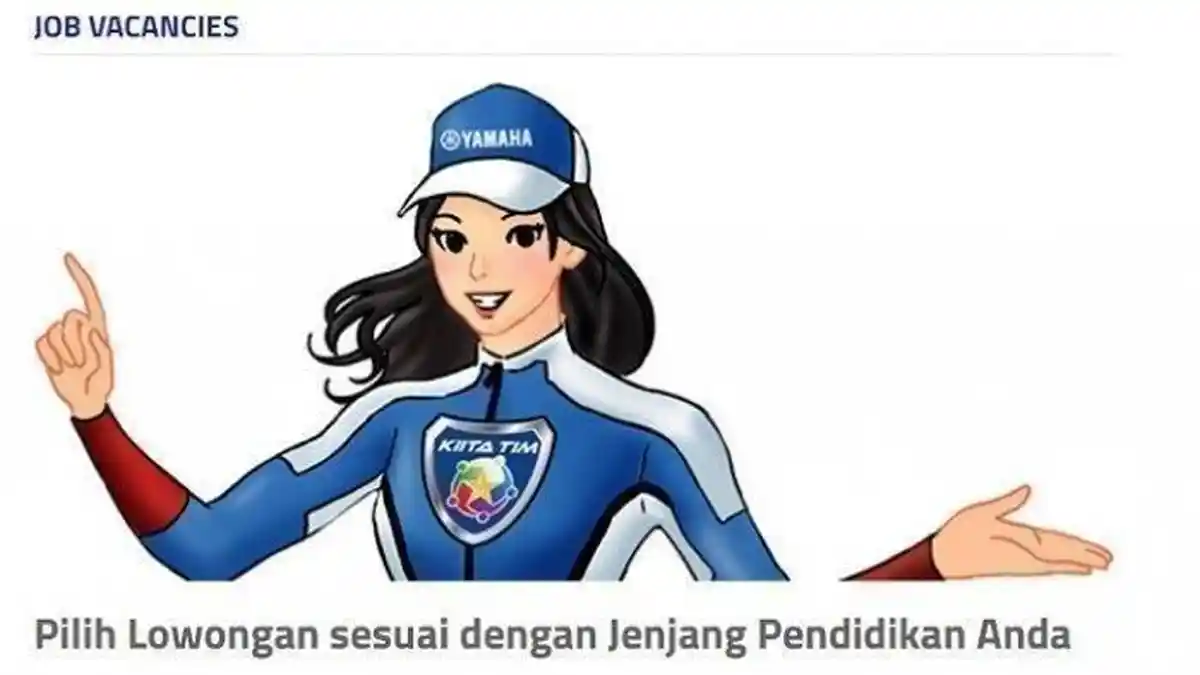 Lowongan Kerja SMA SMK D3 S1 - Yamaha Indonesia Cari Karyawan Baru, Cek Syarat dan Cara Daftar