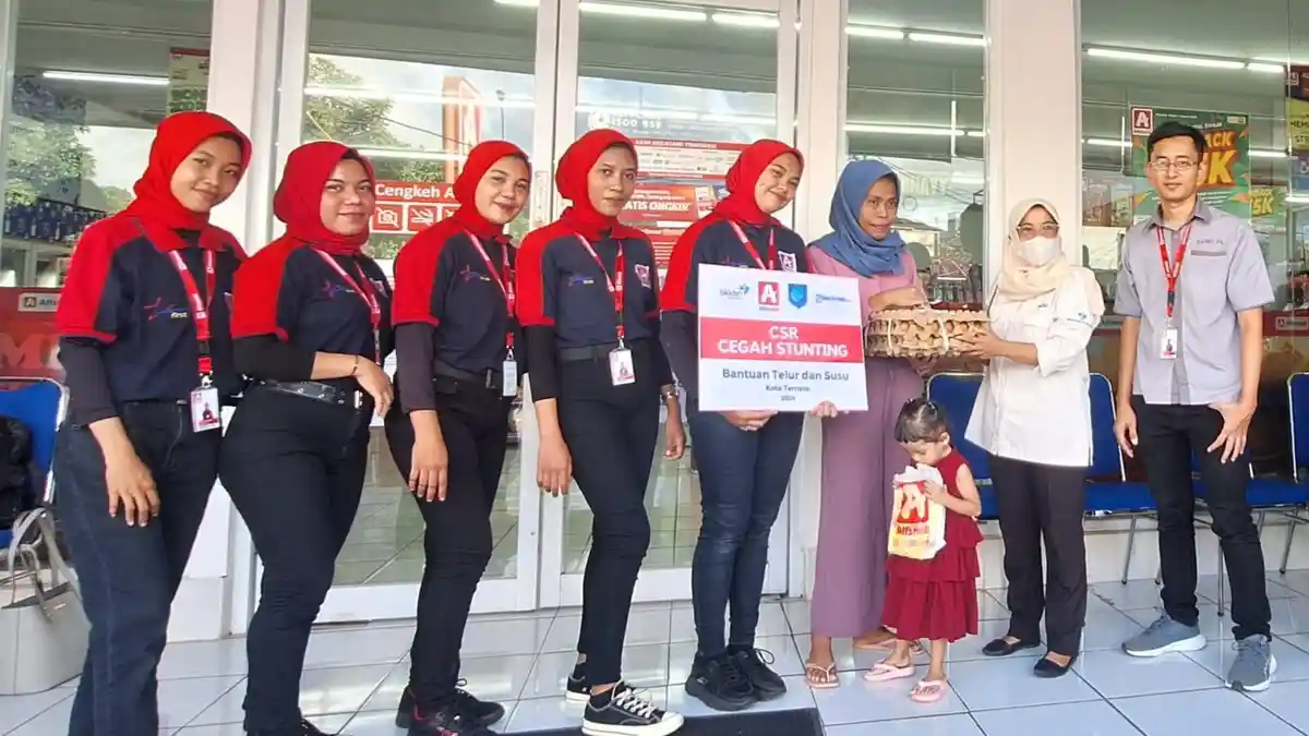 Alfamidi Bantu 60 Telur per Bulan, Balita Asal Ternate Lulus Stunting 